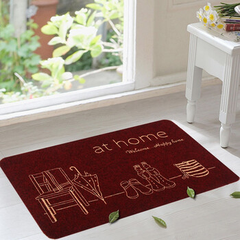 
                                        
                                        青苇 防滑脚垫入户地垫门垫 加厚加密700克 at home红色 50*80cm                