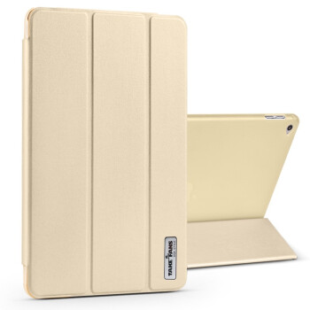 TAKE FANS iPad Air2保护套 触动系列保护套 三折休眠皮套 苹果iPad Air2保护壳/皮套 浮光金
