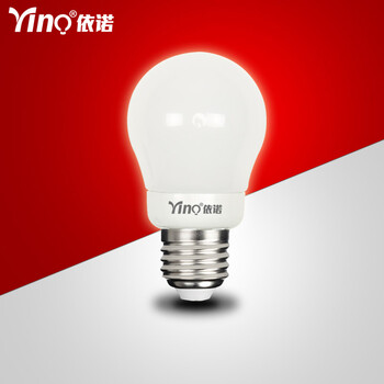 依诺360度LED球泡灯光源发光无死角无暗区E27接口3W5W白光暖白 3W 暖光