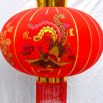 
                                        易极宝 灯笼龙凤鸳鸯灯笼结婚婚庆喜庆挂饰灯笼户外阳台发光大红布灯笼龙凤喜灯笼 灯笼鸳鸯80#                