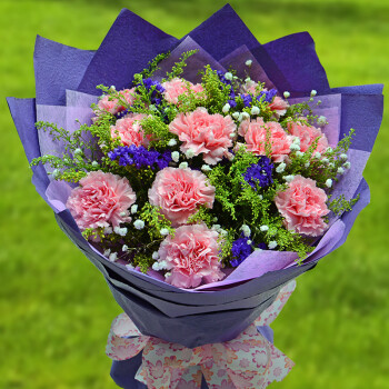 朵美鲜花速递 康乃馨鲜花百合花礼盒母亲节礼物送老师妈妈 北京上海