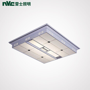 雷士照明NVC LED客厅灯 内置分控白光黄光可 调光 卧室书房灯具 NYX1184 48双光源可调控