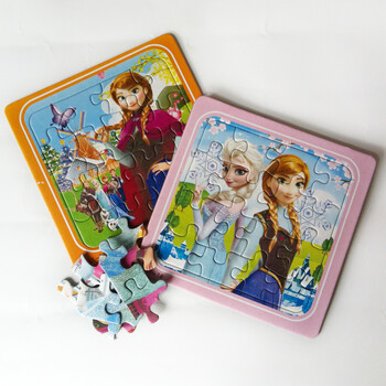 孩派 冰雪奇缘 闯关拼图 派对聚会游戏 生日派对用品