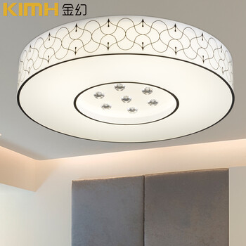 
                                        金幻LED吸顶灯客厅灯卧室灯餐厅灯具现代简约灯饰 50CM无极调光32W                