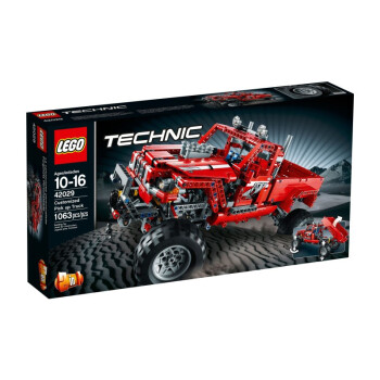 乐高（LEGO）积木 科技系列Technic K1皮卡牵引车 42029