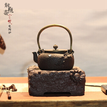 【龙隐斋】台湾老岩泥电陶炉 烧水茶炉 铁壶铜壶专用茶炉工艺礼品茶炉