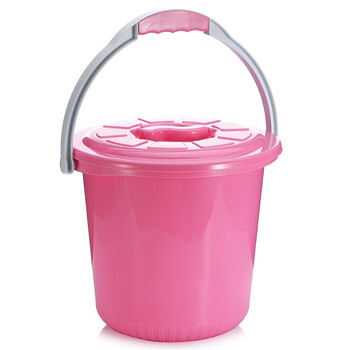 艾莱雅（ailaiya）塑料水桶（粉色） 15L T1246