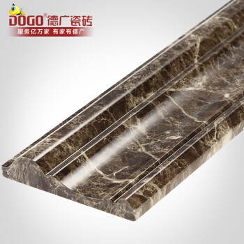 仿大理石石材线条 电视背景墙边框踢脚线 深啡 100*800(常规造型)