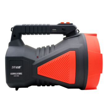 DP 久量 LED-7055 LED强光工矿探照灯/手电筒 带警示灯 10W 7000毫安