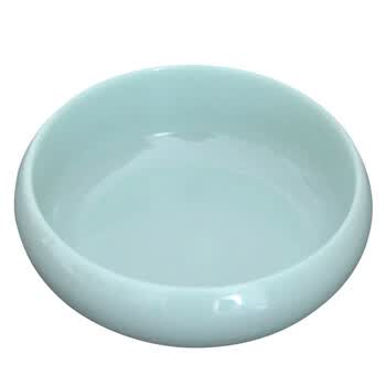 芬尚 文房用品 仿玉笔洗 毛笔洗笔缸水碗墨缸 学生书画用品美观实用防摔易清洗 14*5.5cm
