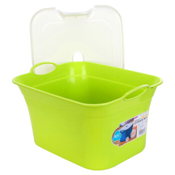 【京东超市】茶花 塑料整理箱 修身收纳箱 22.5L 28571K