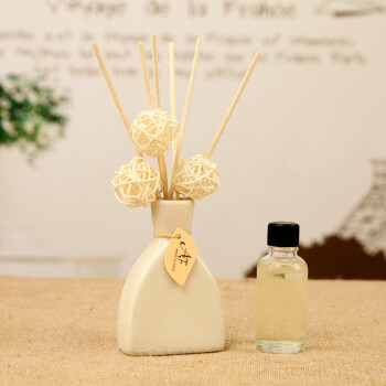 
                                        
                                                            晟旎尚品 香薰 无火香薰精油套装 净化除味房间卧室内 清新空气 日式裂纹陶瓷瓶 海洋香型送补充液                