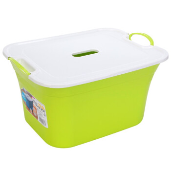 【京东超市】茶花 塑料整理箱 修身收纳箱 22.5L 28571K