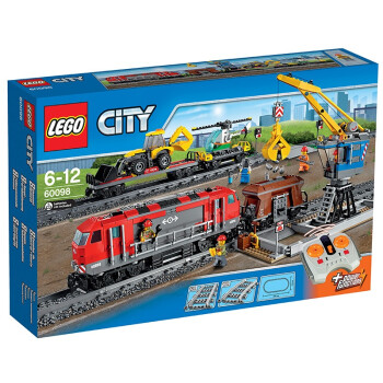 【京东超市】乐高 (lego) city 城市火车系列 城市重载列车 60098