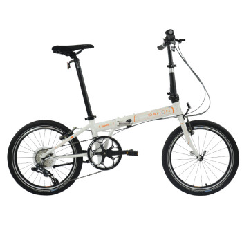 DAHON大行折叠车20寸8速自行车经典版P8变速学生成人单车KBC083 白色(新旧款随机发货)