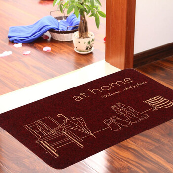 
                                        
                                        青苇 防滑脚垫入户地垫门垫 加厚加密700克 at home红色 50*80cm                