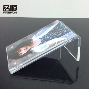 
                                        亚克力L型折弯强磁相框5678寸10寸12寸A4展示牌桌牌POP广告夹摆台 授权证书框 竖款强磁折弯 A4                