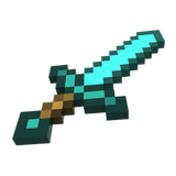 我的世界纸模 我的世界minecraft工具大全合集钻石镐锄剑斧铲手工纸模