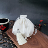 文艺迷你古风荷包中国结流苏锦缎小香包挂件香袋汉服配饰锦囊空袋
