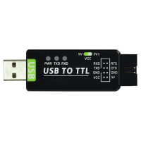 丢石头 FT232 USB转TTL usb转uart串口模块 工业级刷机板 单片机烧录