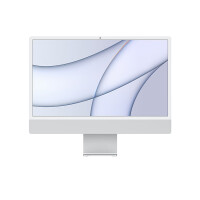 Apple iMac 24英寸 4.5K屏 八核M1芯片(8核GPU)16G512G 一体式电脑主机银色Z12R00032【企业专享】