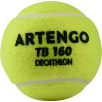 迪卡侬网球袋装球箱装球大包装有压耐打TEN网球TB160 -黄色 4103516