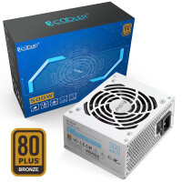 超频三（PCCOOLER）GI-FX500白 额定500W  SFX电源 (支持3060显卡/主动式/铜牌认证）