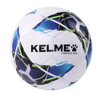 卡尔美（KELME）机缝足球4号5号成人儿童中考标准比赛训练青训学生 白荧光蓝3号