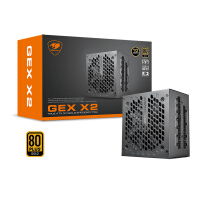 骨伽 额定1000W GEX X2 1000 金牌全模组电源 ATX3.0/原生PCIe5.0/全日系电容/智能温控风扇