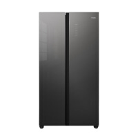 奥马（Homa）532升冰箱对开门双开门家用 超大冷冻空间无霜双变频一级能效除菌净味 BCD-532WKG/B(X)星烁灰