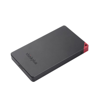 联想 thinkplus 2TB移动固态硬盘 USB3.2高速PSSD移动硬盘小巧便携读取400MB/S US100黑色