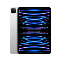 Apple/苹果 iPad Pro 11英寸平板电脑 2022年款(128G WLAN版/M2芯片/学习办公娱乐/MNXE3CH/A)银色