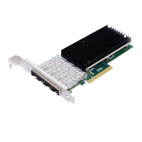 EB-LINK 博通BCM57840芯片PCI-E V3.0 X8万兆四口光纤网卡10G服务器SFP+接口网络适配器