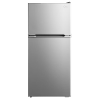 美的（Midea）112L升双门家用冰箱小型 迷你双温 宿舍租房双开门电冰箱 冷藏冷冻保鲜  BCD-112CM银色