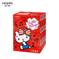 妮飘（Nepia）手帕纸 3层10抽*36包hello kitty凯蒂卡通无香印花小包纸巾便携装