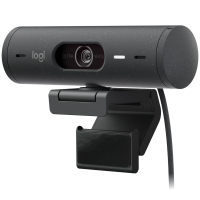 罗技（Logitech）Brio 505 商用全高清摄像头 电脑笔记本台式机摄像头 视频会议网课摄像头 AI智能取景