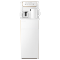 荣事达（Royalstar）茶吧机家用免安装多功能遥控可折叠下置水桶制冷立式饮水机白色冰热型CY811D