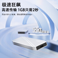 小盘(XDISK)512GB USB3.2移动固态硬盘（PSSD）M系列 Type-C 亮灰 超簿时尚手机直连数据备份兼容MAC