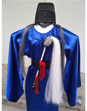 明朝宫廷古装衣服太监服男古装太监服装公公服佛尘2019 帽子 160cm