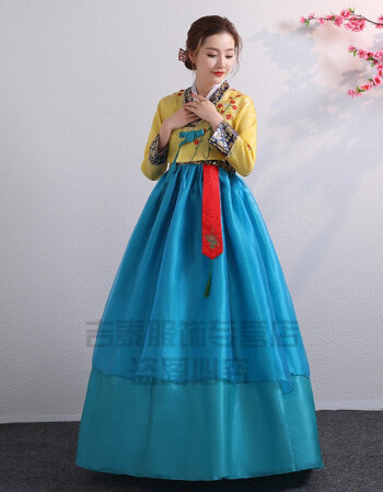 传统韩服女装朝鲜族服装古装女士民族风合唱演出服饰舞蹈表演服套装