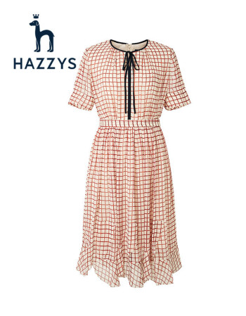 女装 连衣裙 哈吉斯(hazzys) 【商场同款】哈吉斯hazzys 2021夏季新款