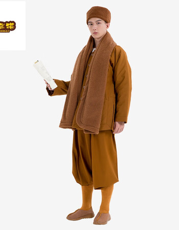 觉牌僧衣僧服棉袄冬季加厚棉褂套装棉衣棉裤僧袍和尚服保暖小褂1土