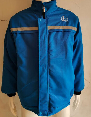中石化棉袄冬季蓝色工作服棉袄上衣石化蓝色棉衣工装棉衣加厚185
