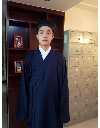棉麻道士长袍(仅为长袍)亚麻道袍法袍法服道教服装道衣道家衣服 图片