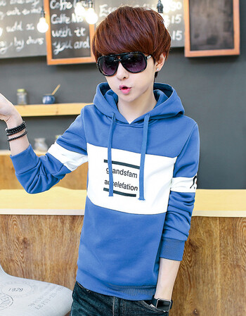 卫衣男连帽青少年春秋外套男生卫衣13-14-15-16-17岁男孩初中学生薄款