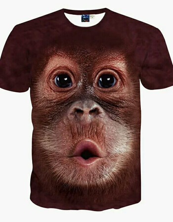 2018短袖t恤男打底衣3d花纹印花美女诱惑个性潮人社会