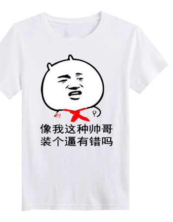 暴走恶搞漫画内涵段子短袖t恤创意搞笑带文字个性表情