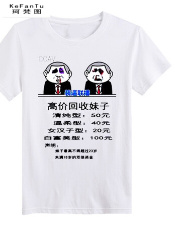 珂梵图暴走漫画t恤 短袖男女恶搞笑金馆长内涵段子衣服个性表情包带