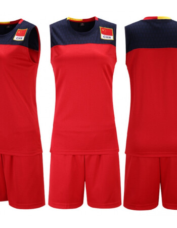 2018新排球服套装定制男女排球衣训练运动服球服可印号印logo裤子新款