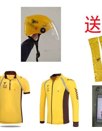 美团工作服美团外卖工作衣服速干透气美团骑手外卖装备短袖t恤fjm